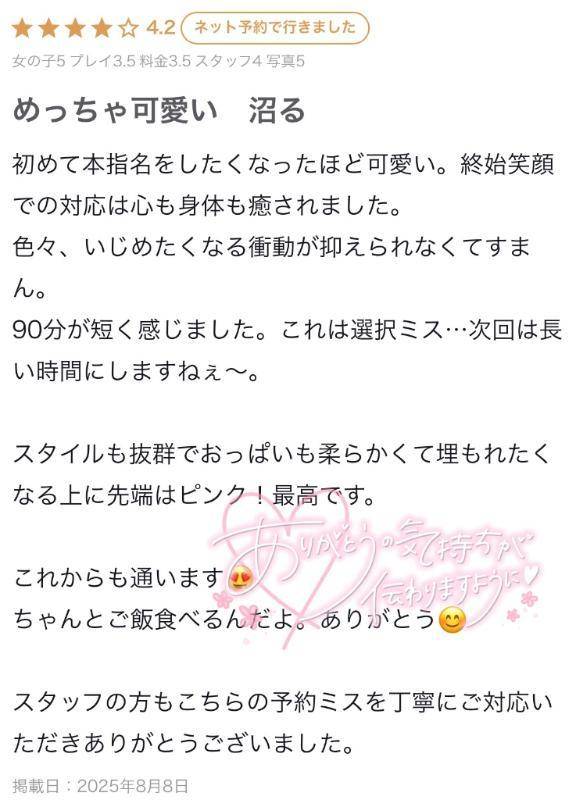 【お礼写メ日記】💌