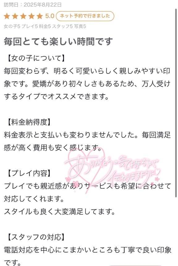 【お礼写メ日記】💌