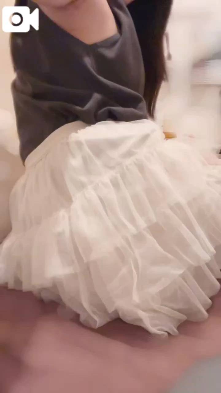 透けるチュールの向こうに…♥️