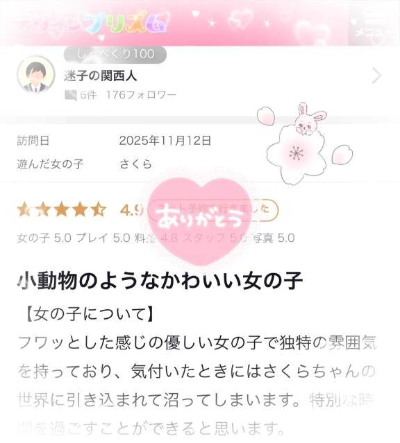 【お礼写メ日記】