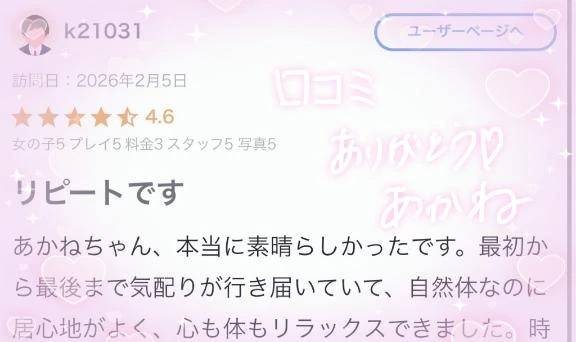 口コミありがとうございます❀