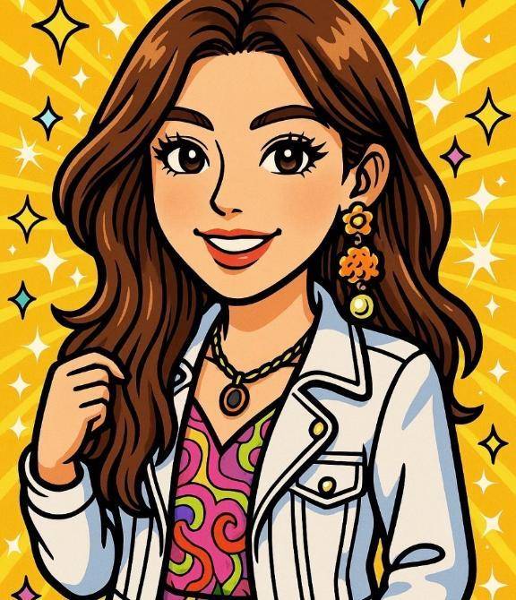 chat gptが似顔絵作ってくれた❣️