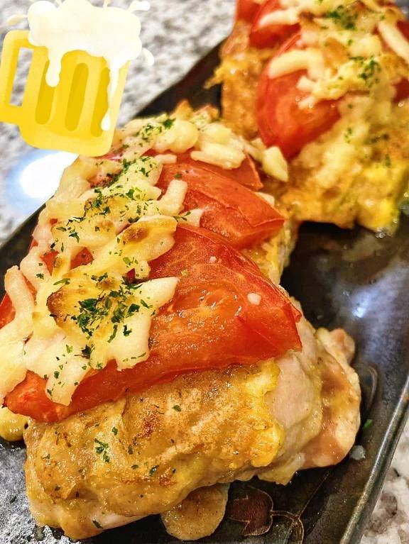 チキンと🍅🧀