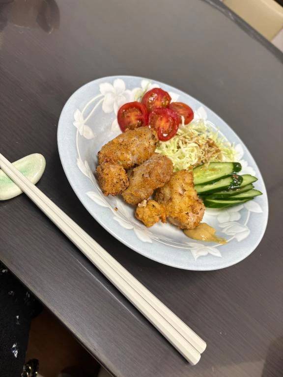夕飯とんかつ