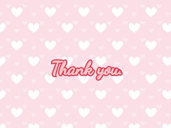 15日のお礼♡