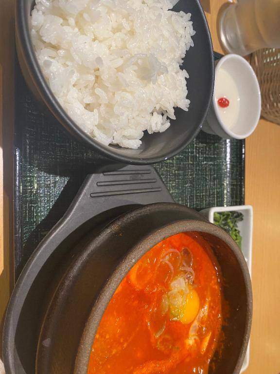 お昼はスンドゥブランチ