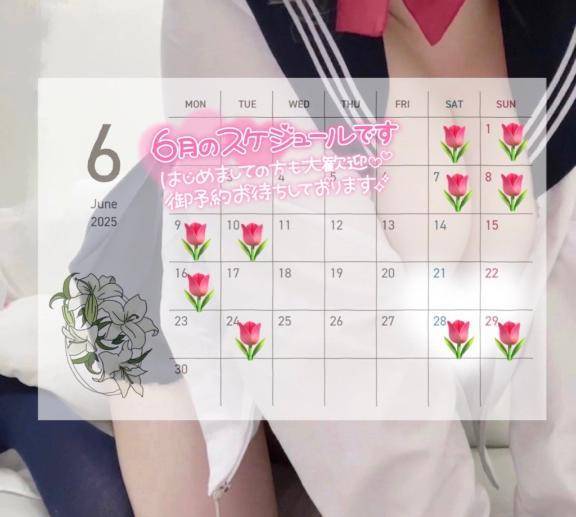 🌷6月のふわりの予定🌷