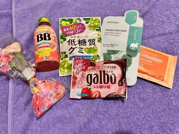 差し入れ嬉しい☺️🩷