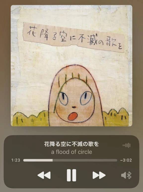 頭ん中爆音で大好きな歌を聴いてる