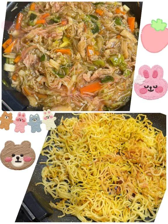 餡掛け焼きそば🍜