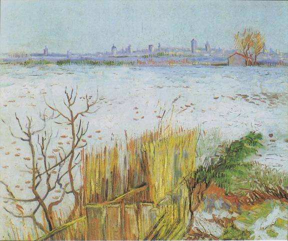 ゴッホの雪景色🖼️❄️