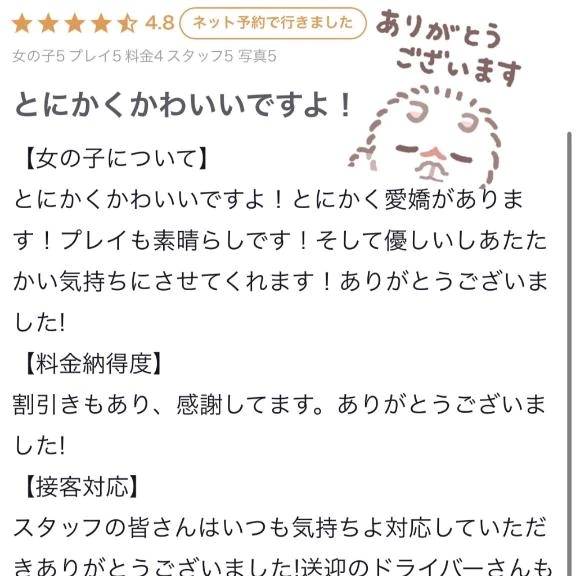 【お礼写メ日記】