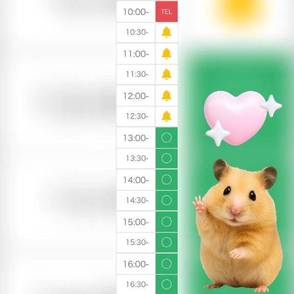 🈳13:00頃~になります❕