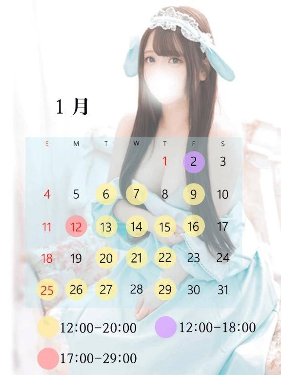1月の予定🗓