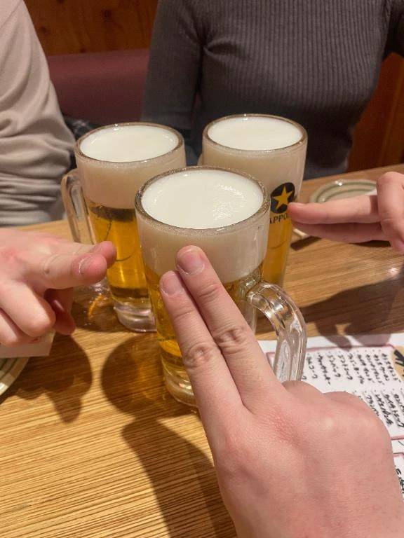 飲み飲み🍺