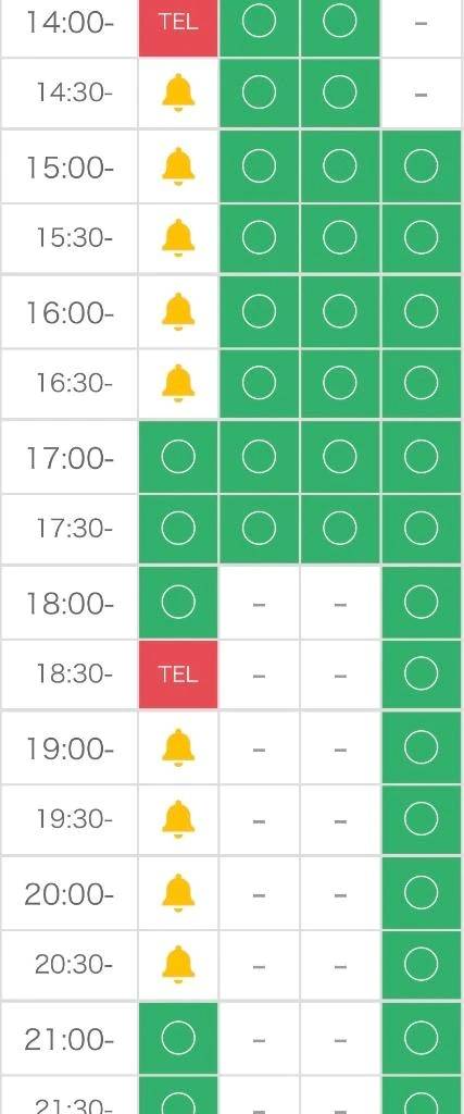 16:20〜🈳