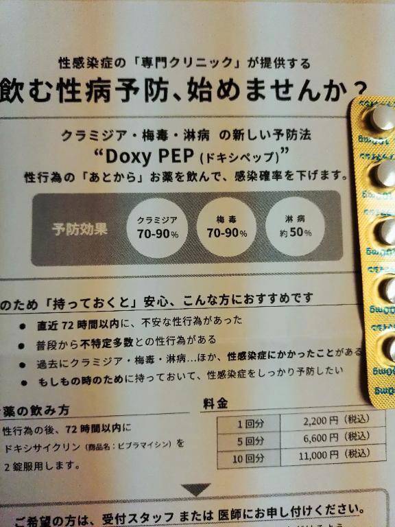 飲む性病予防薬🏥