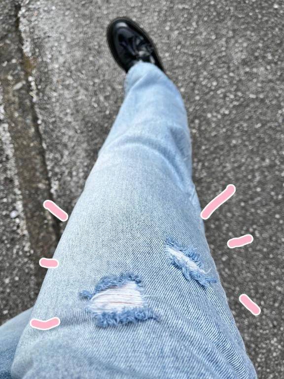 やぶれてるって😰