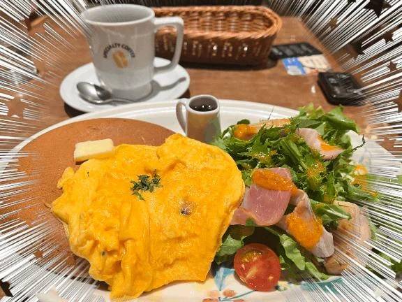 🍀パンケーキ美味しい💕