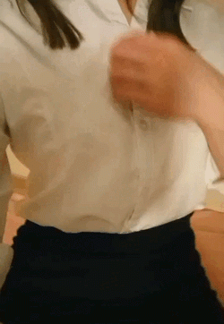 ミニスカOLさん最終日❤
