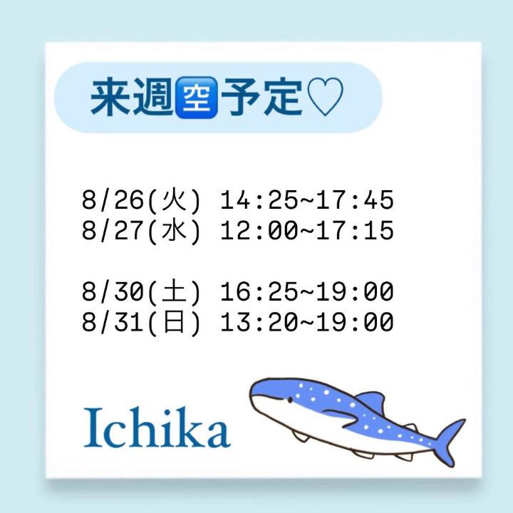 今週の🈳状況♡