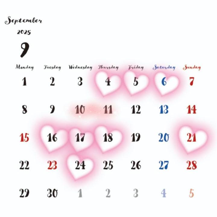 来月予定です♥️