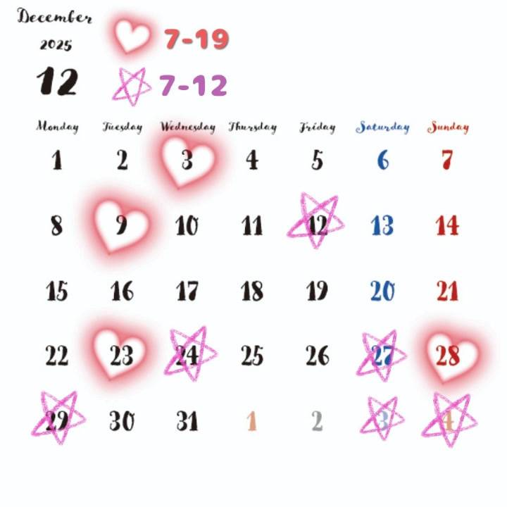 出勤予定おまたせしました♥️