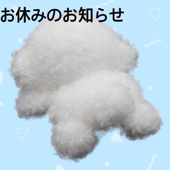 本日お休みさせていただきます🐑