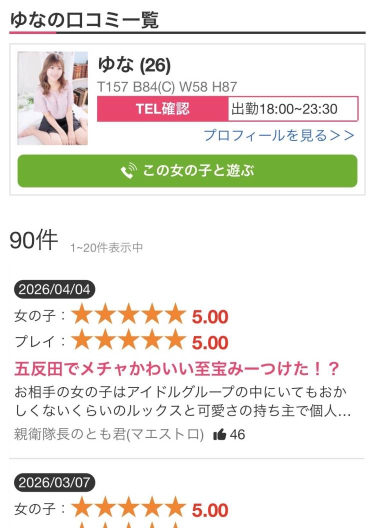 口コミ90件ありがとう！