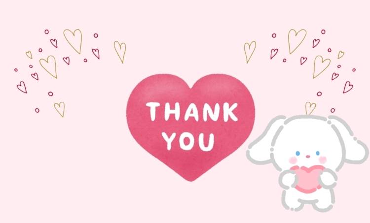 お礼②💌　5/5