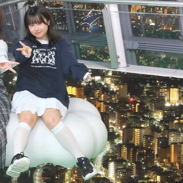 空の上！