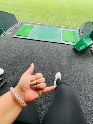身体を動かす〜(⛳️の練習に励む〜🤗)