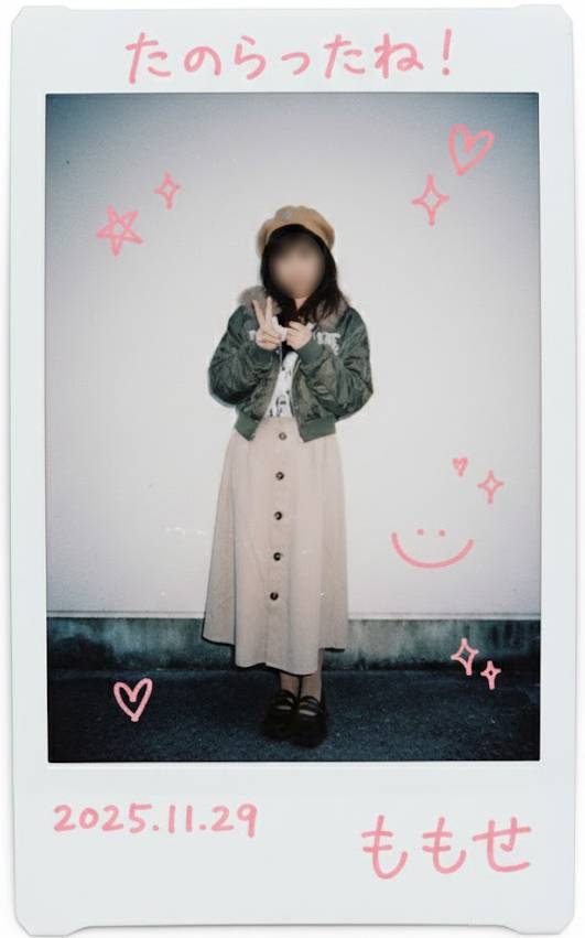 🎀チェキになってみました🎀