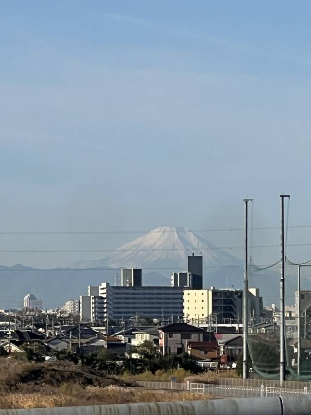 昨日の富士山くっきり〜🗻