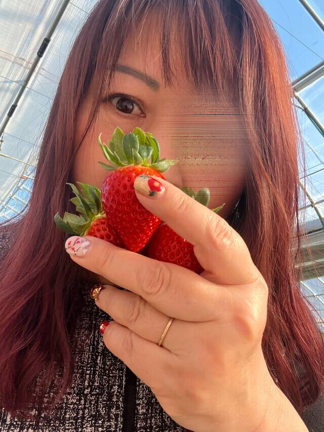 念願のいちご狩り‪✨ꔛ‬‪🍓ꔛ‬✨♡