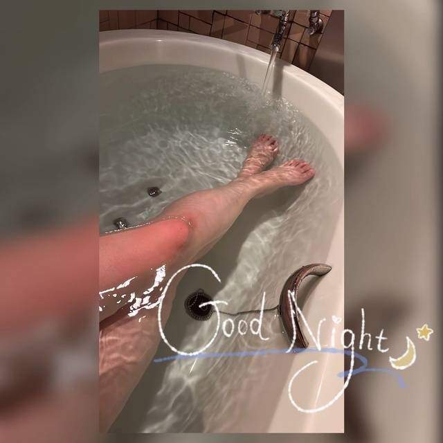 🩷夜の露天風呂〜🤤🩷