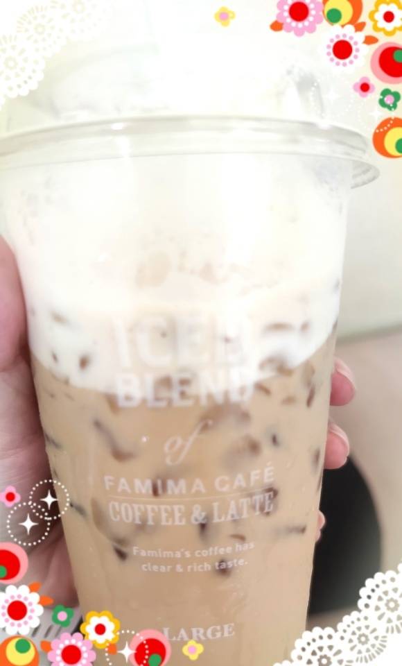 アイスなカフェラテ🎐🍹