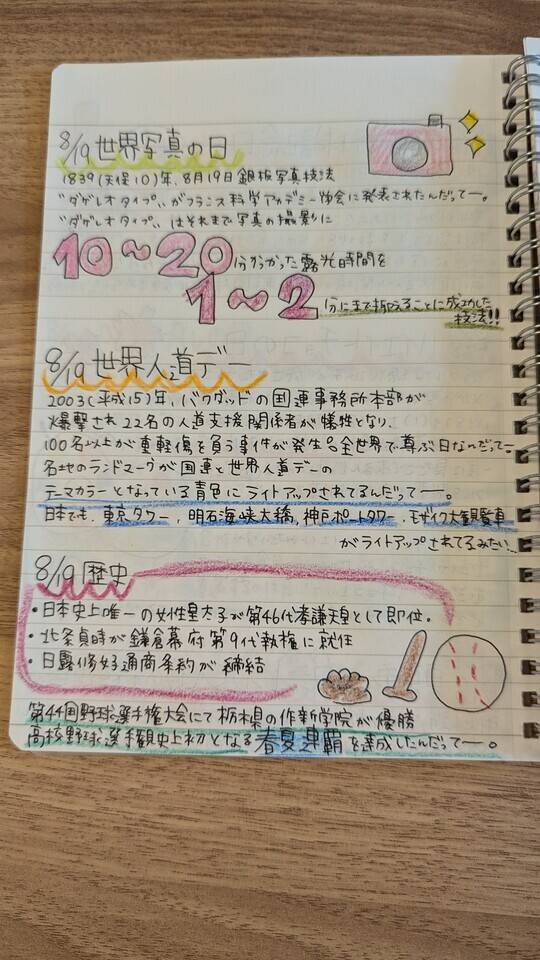 8/19/いろんな日