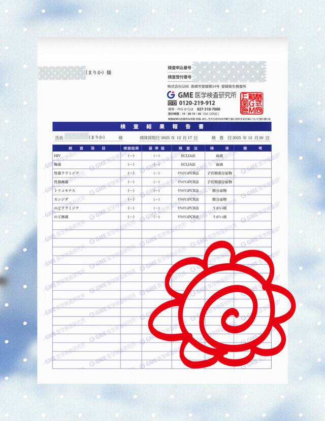 今月も安心安全に💁‍♀️💓