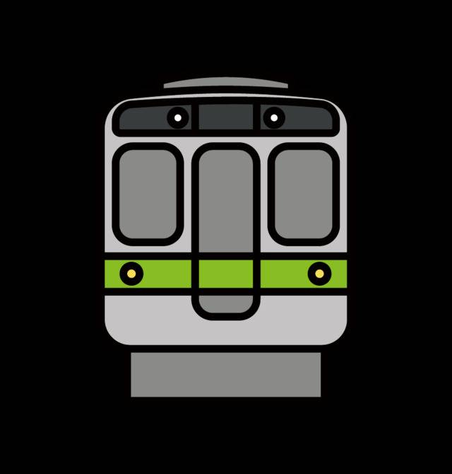 電車にて
