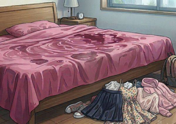 昨日は激しくてびちゃびちゃになっちゃった