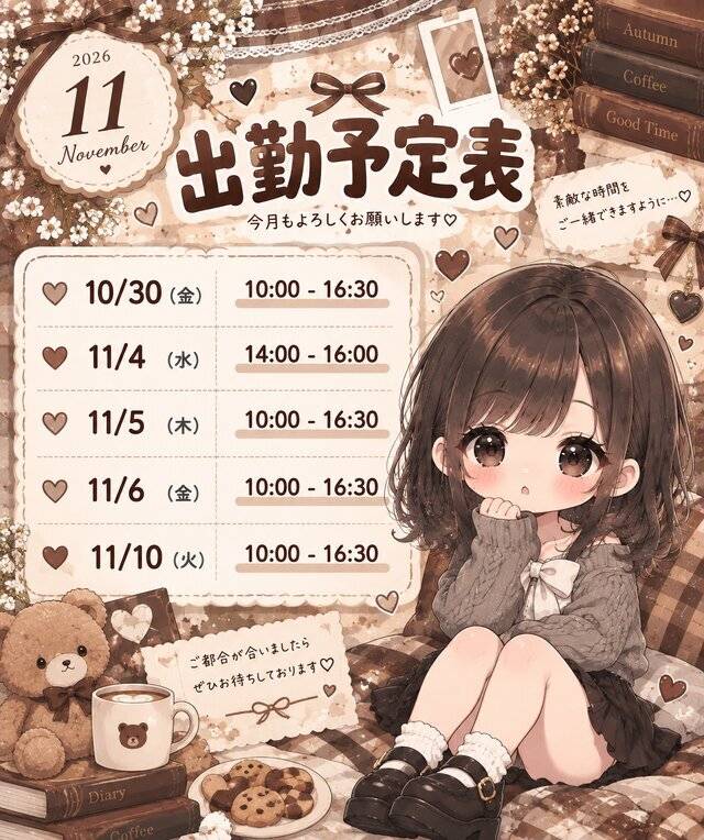 予定
