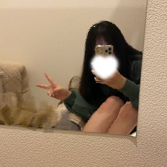 スカートひらり。