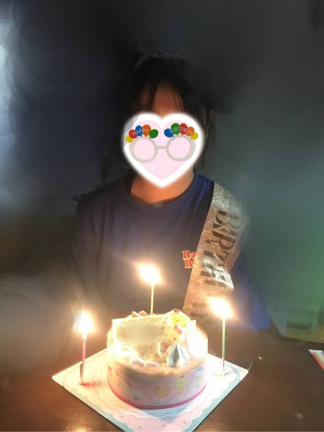 実家で誕生日会