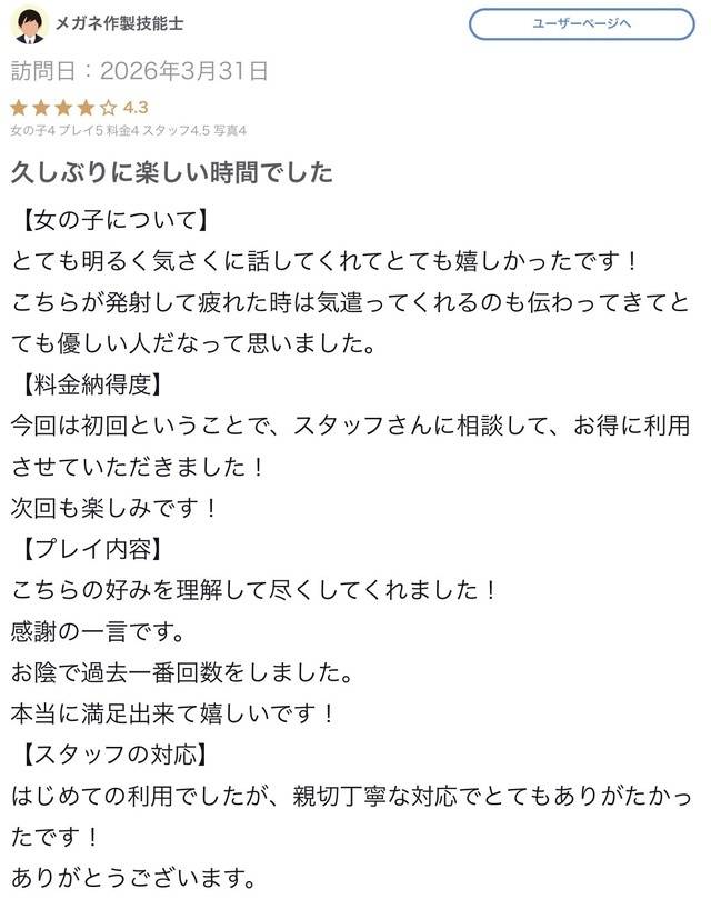 💌お礼日記💌(ラブレター)