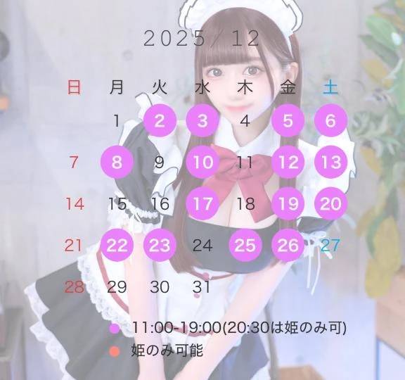 12月の予定🌟