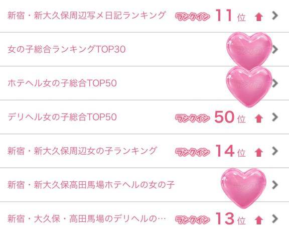 ❤️沢山ランクイン嬉しい💕