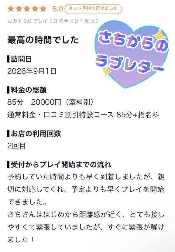 【お礼写メ日記】こくしゅさん