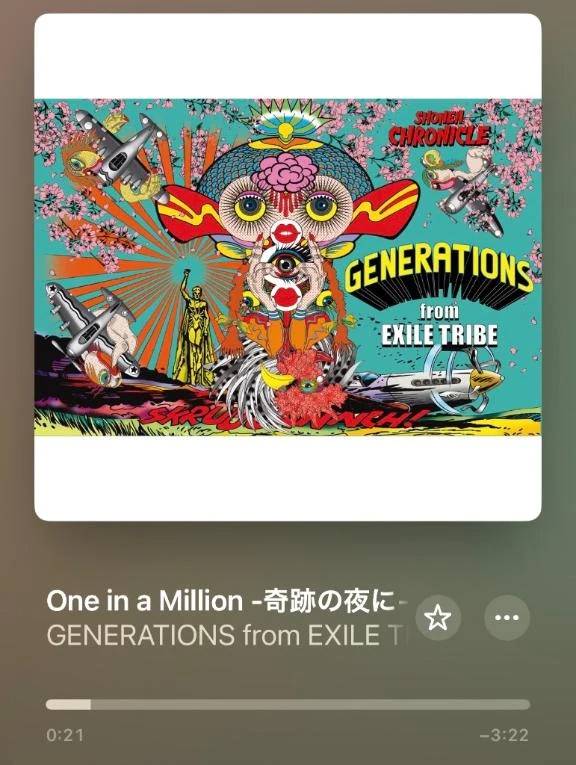 本日の一曲