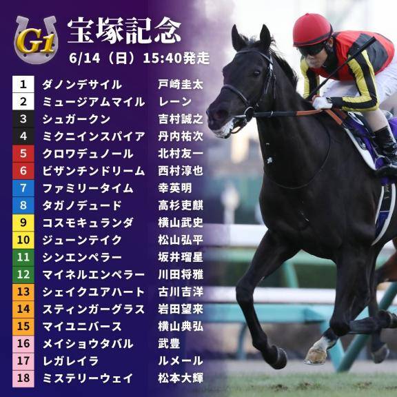 今週は宝塚記念&W杯